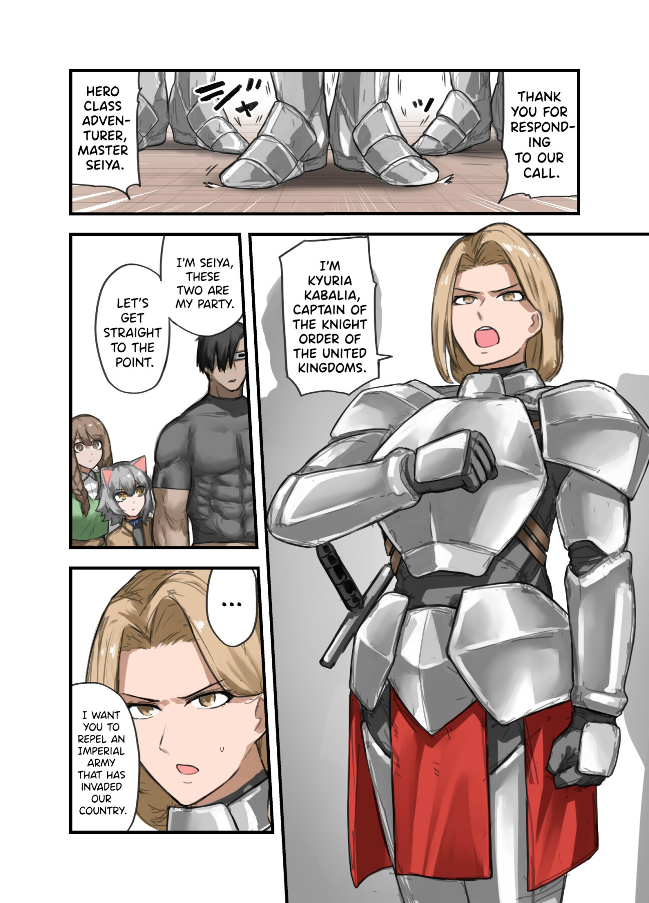 Hentai Manga Comic-One Week With a Hero The Knight Captain Edition-Read-7